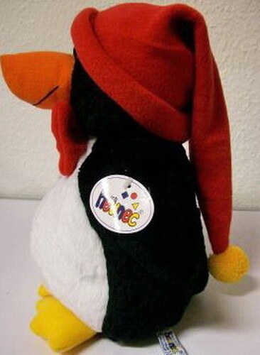 Plüsch-Pinguin (rote Mütze) 18 cm