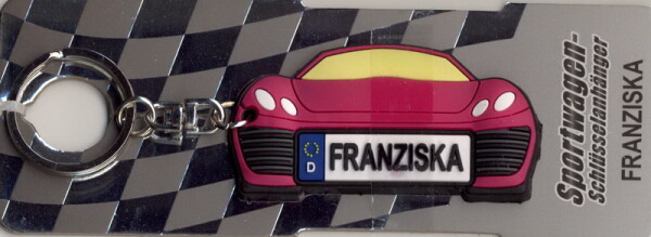 Sportwagen Schlüsselanhänger FRANZISKA / 147
