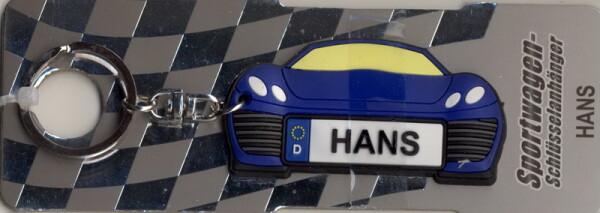 Sportwagen Schlüsselanhänger HANS / 152