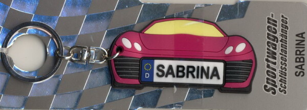 Sportwagen Schlüsselanhänger SABRINA / 264