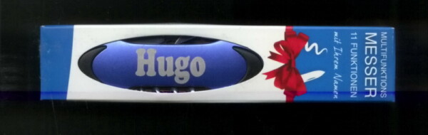 Multifunktionsmesser / Taschenmesser mit Namen - Lasergravur  - Hugo