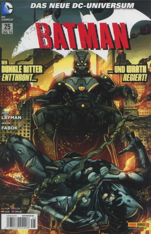 Serie BATMAN 25 (Jul. 2014)  DER DUNKLE RITTER ENTTROHT...