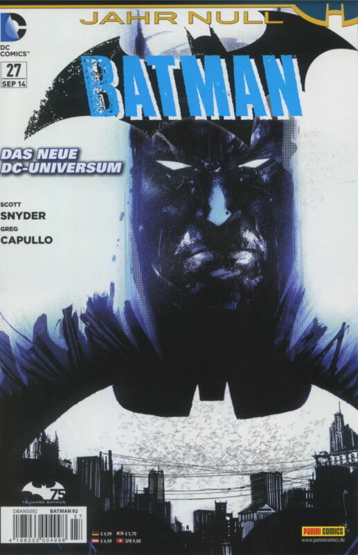 Serie BATMAN 27 (Sep. 2014)  JAHR NULL
