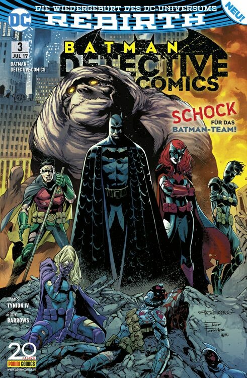 BATMAN  DETECTIVE COMICS 3 -  Rebirth - ( Juli 2017 )