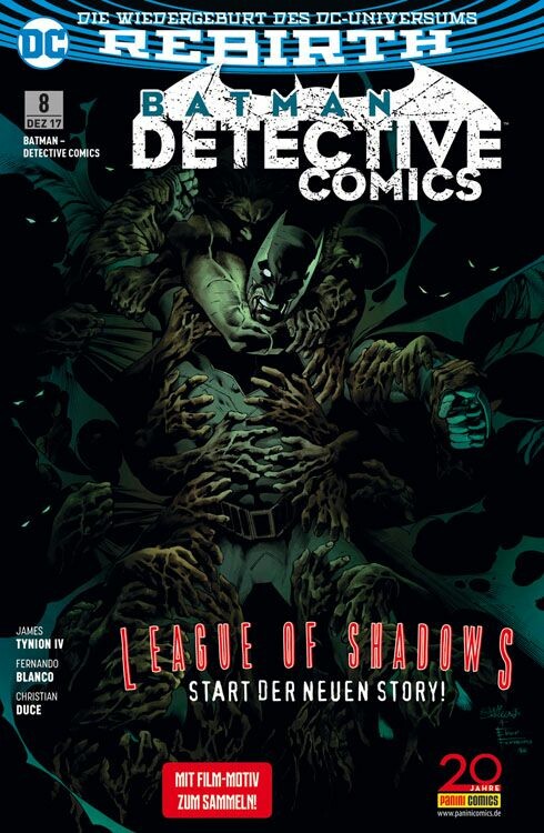 BATMAN  DETECTIVE COMICS 8 -  Rebirth - ( Dez 2017 )