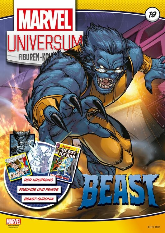 Marvel Universum Figuren-Kollektion: 19 - Beast - ( Figur...