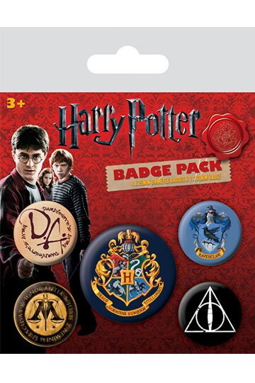 Harry Potter Ansteck-Buttons 5er-Pack Hogwarts