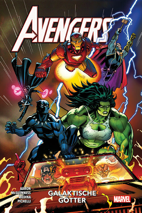 Avengers Paperback 1: Galaktische Götter HC auf 222...