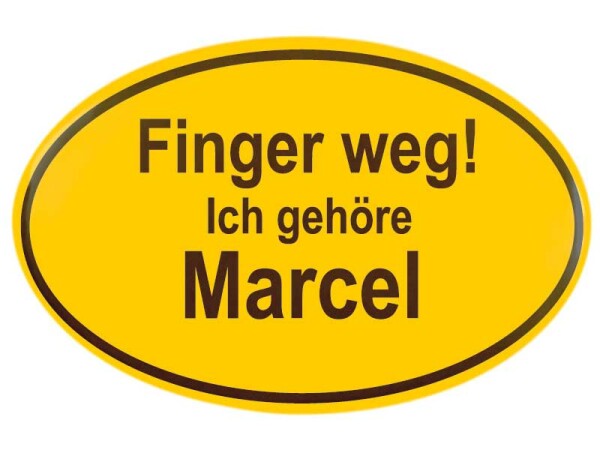 Magnet Flaschenöffner Ortsschild Design - Marcel