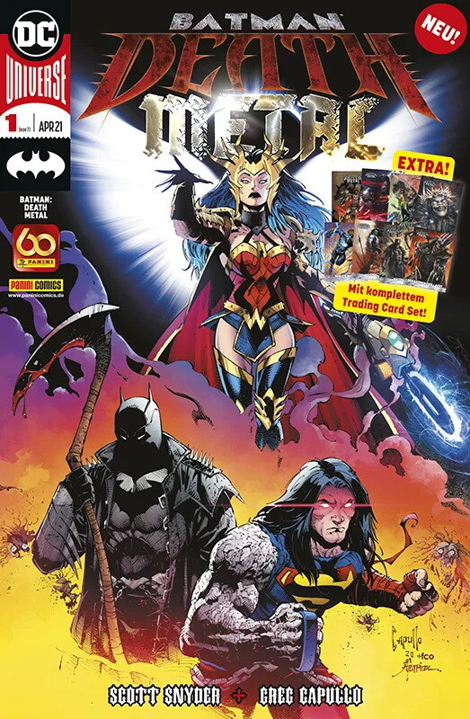 Batman - Death Metal 1 (von 7) Heft mit Trading Cards