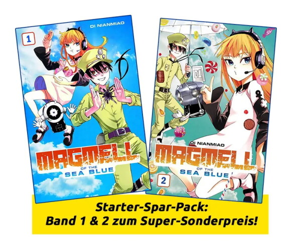 Magmell of the Sea Blue Starter-Spar-Pack Band 1 und 2 (Deutsche Ausgabe)