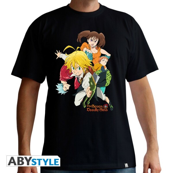 THE SEVEN Deadly SINS - T-Shirt "Groupe"