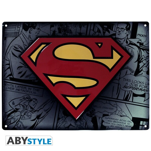 DC COMICS – Blechschild "Superman" (28x38)