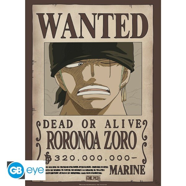 ONE PIECE - Set 2 Chibi Poster - Wanted Zoro & Sanji...