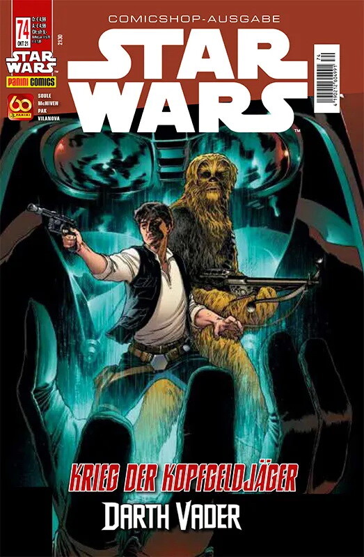 Star Wars Heft 74 - Krieg der Kopfgeldjäger - Darth Vader - Comicshop-Ausgabe  -