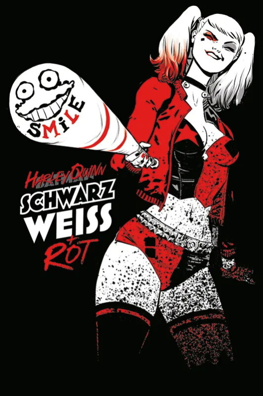 Harley Quinn - Schwarz, Weiß und Rot  HC lim. 333...
