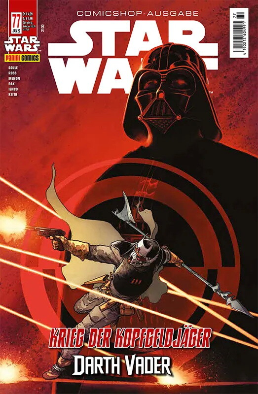 Star Wars Heft 77 - Krieg der Kopfgeldjäger 3 & Darth Vader 15 - Comicshop-Ausgabe  -