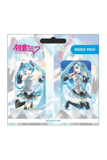 Hatsune Miku Ansteck-Buttons Doppelpack Set A