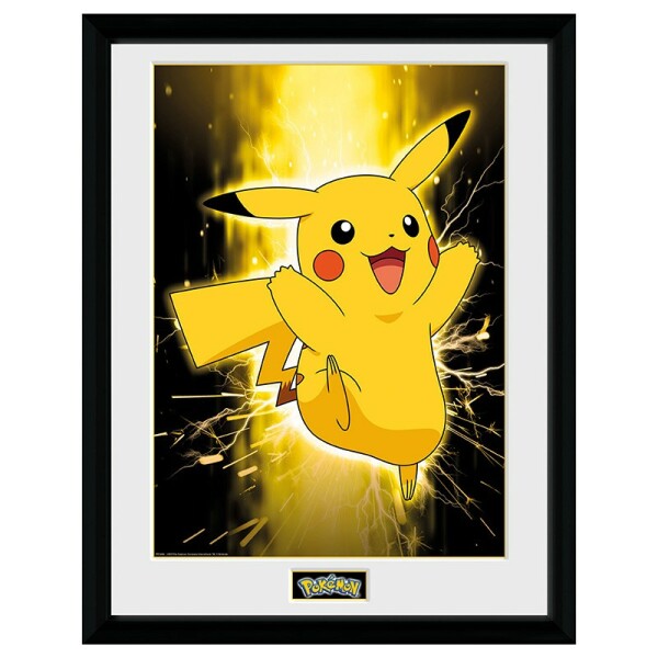 POKEMON - Gerahmtes Poster "Pikachu"  30,5 x...