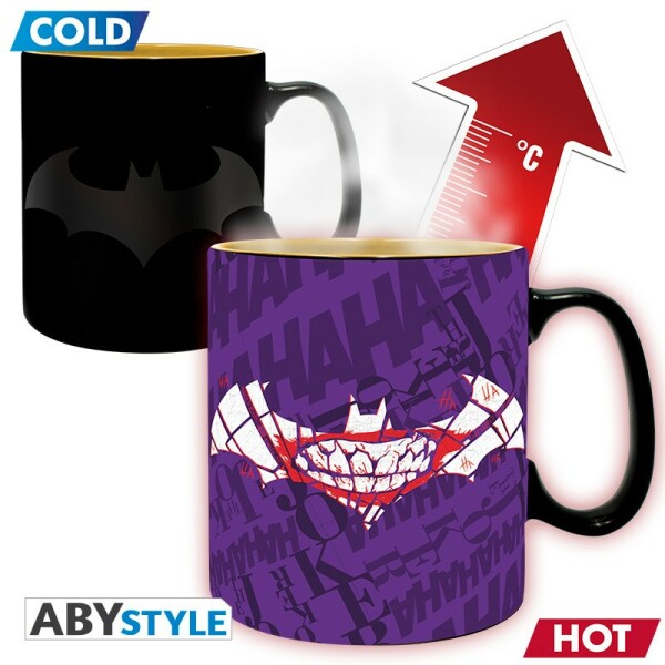 DC COMICS - Tasse mit Thermoeffekt - 460 ml - Batman Matt