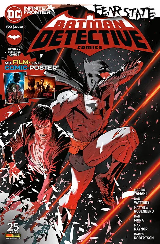 Batman: Detective Comics 59 -  Fear State - (Juli 2022) mit Film- und Comic-Poster