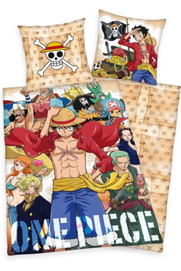 One Piece Bettwäsche Crew 135 x 200 cm / 80 x 80 cm