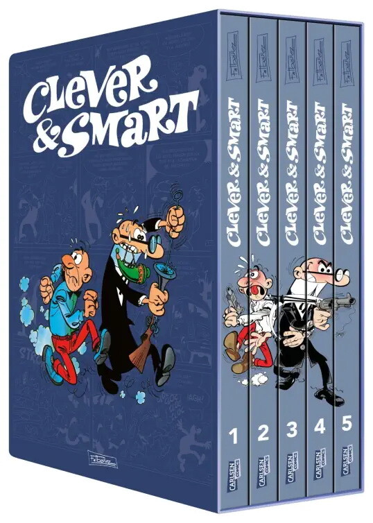 Clever und Smart: CLEVER UND SMART – Der Schuber - in fünf Hardcoversammelbänden