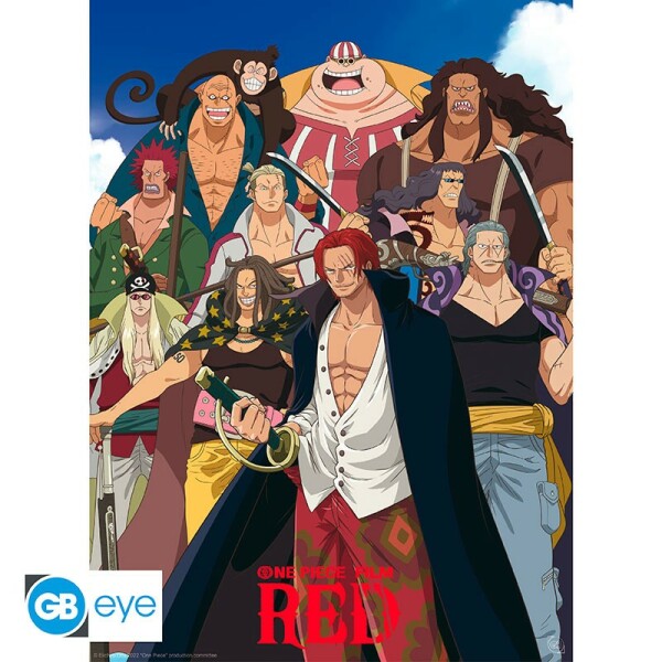 ONE PIECE: RED - Poster «Red Hair Pirates»...