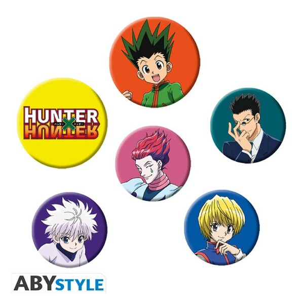 HUNTER X HUNTER – Button 6er Set – Charaktere