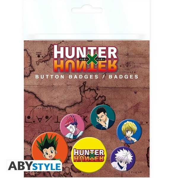 HUNTER X HUNTER – Button 6er Set – Charaktere