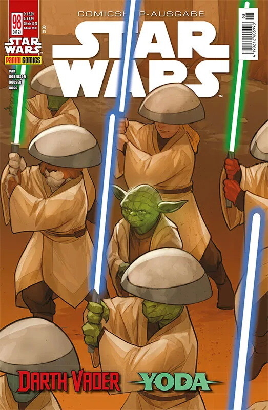 Star Wars Heft 98 - Yoda 5 und Darth Vader  -...