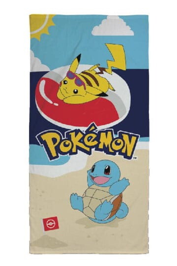 Pokemon Handtuch Pikachu, Schiggy 70 x 140 cm