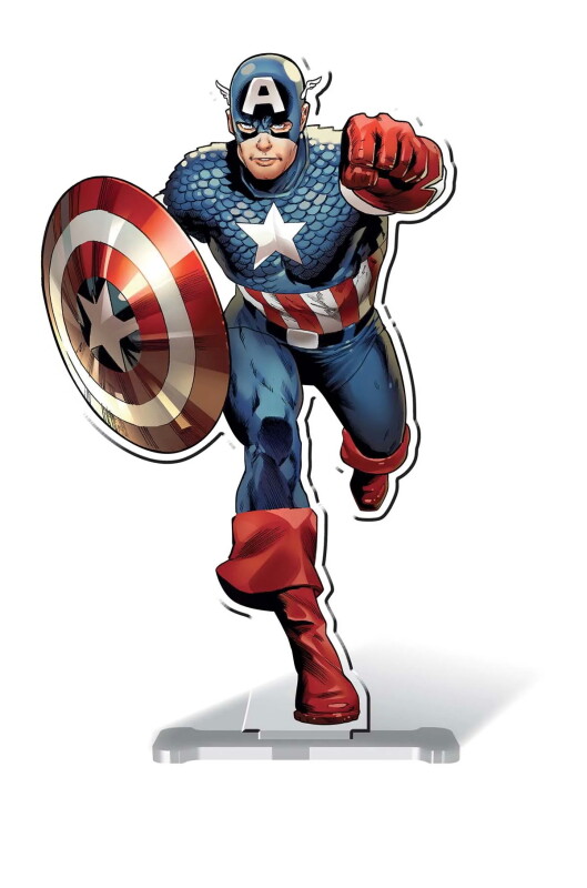 Captain America (2024) 1 : Der Anschlag mit Acryl-Figur  SC
