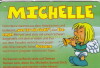 Postkarte / Namensschild - Michelle